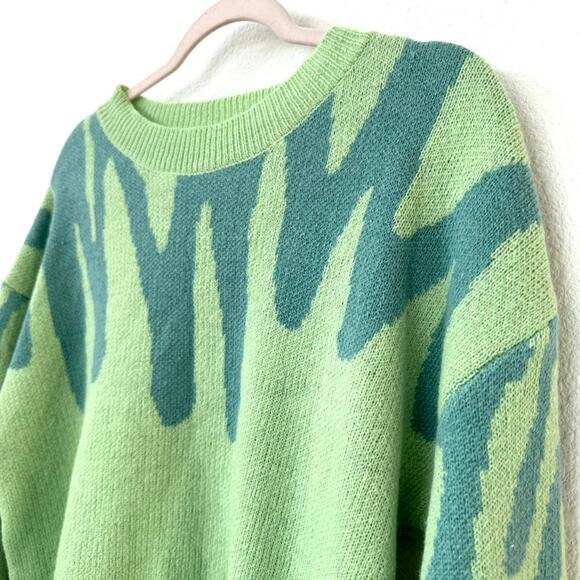 Graphic Scribble Sweater, Size M, Excellent Condition, No Brand Tag - Picture 3 of 7